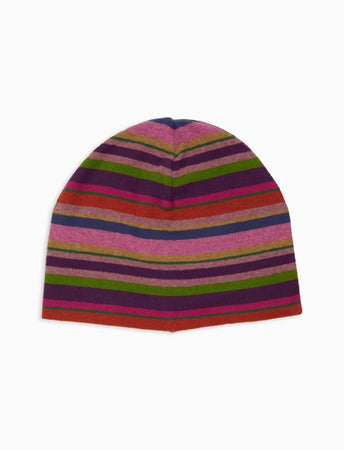 Gallo Calotta unisex pile righe multicolor cappello uomo / cappello donna