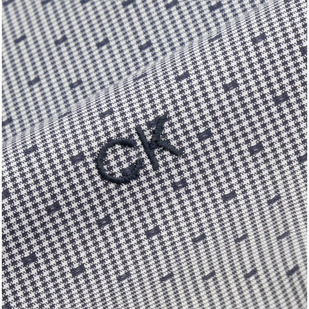 Calvin Klein camicia blu scuro micro pois K10K112587 Camicie Calvin Klein