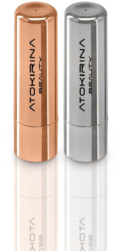 2x Atokirina Lip Balm Burro Di Cacao Protettivo Sp15 – Balsamo per Labbra Protettivo E Nutriente Con Cera D'api , Burro Di Karitè E Vitamina E 100% Naturale Atokirina Beauty
