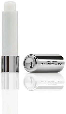 2x Atokirina Lip Balm Burro Di Cacao Protettivo Sp15 – Balsamo per Labbra Protettivo E Nutriente Con Cera D'api , Burro Di Karitè E Vitamina E 100% Naturale Atokirina Beauty