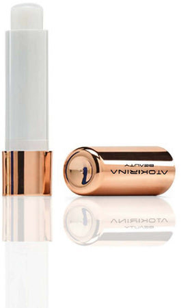 2x Atokirina Lip Balm Burro Di Cacao Protettivo Sp15 – Balsamo per Labbra Protettivo E Nutriente Con Cera D'api , Burro Di Karitè E Vitamina E 100% Naturale Atokirina Beauty