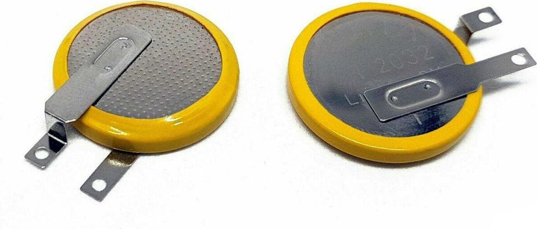 2x Batteria Litio Cr2032 pila tampone bios saldare linguette Acer Dell Hp Lenovo e altre marche