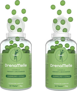 2x Drenamelle Caramelle Dimagranti Brucia Grassi Forte Per Dimagrire Drenante Saziante Integratore Per Dimagrire 120cps Salute e cura della persona/Alimentazione e nutrizione/Integratori per lo sport/Bruciatori di grasso Beauty Fashion Store - Palermo, Commerciovirtuoso.it