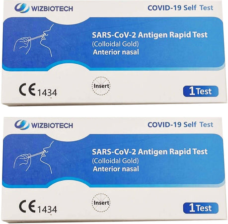 2x Tampone Rapido Covid-19 Test Antigenico Rapido Covid-19 Autodiagnosi Wiz Biotech € 5.90 Cad