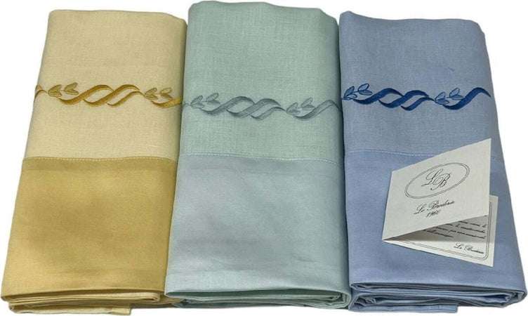 3 Asciugamani E 3 Ospiti Di 100% Lino Ricamato Con Bordo Di Raso In Cotone Broderie Made In Italy Casa e cucina/Tessili per la casa/Biancheria da bagno/Asciugamani/Set di asciugamani Biancheria Arredo Home - Nola, Commerciovirtuoso.it
