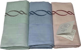 3 Asciugamani E 3 Ospiti Di Lino Ricamato Con Bordo Di Raso Art. Infinito Broderie Casa e cucina/Tessili per la casa/Biancheria da bagno/Asciugamani/Set di asciugamani Biancheria Arredo Home - Nola, Commerciovirtuoso.it