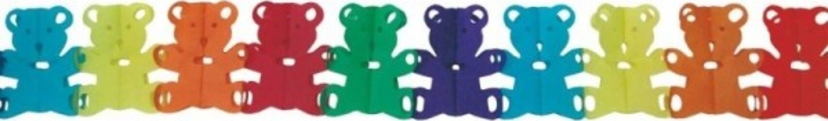 3-Festoni-Carta-Orso-3mt-Orsetto-Multicolor-Bandierine-Compleanni-Nascita-Party