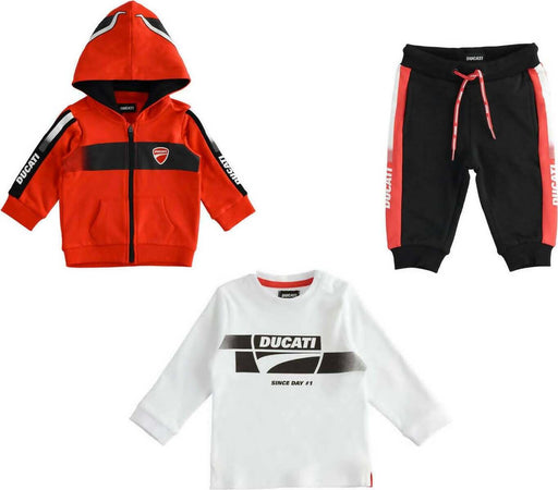 3 Pezzi Bambino Ducati Completo Maglietta Felpa E Pantalone in 100% Cotone Prima infanzia/Seggiolini auto e accessori/Accessori/Specchietti retrovisori controllo bimbo Mondo Bimbo - Bagnara Calabra, Commerciovirtuoso.it