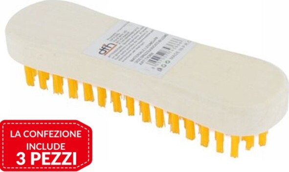 3-Pz-Spazzola-Per-Indumenti-Bucato-Setole-Pulizia-Casa-Lavaggio-Vestiti-In-Legno