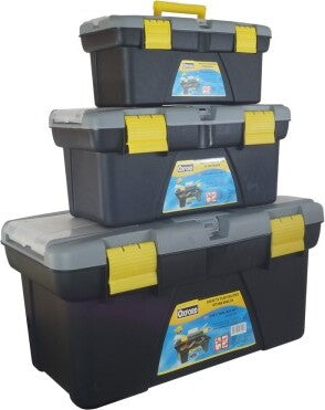 3 Pz X Cassetta Cassette Portautensili Porta Attrezzi E Minuterie In Plastica Fai da te/Organizzazione casa e magazzini/Organizzazione di utensili/Cassette porta attrezzi Trade Shop italia - Napoli, Commerciovirtuoso.it