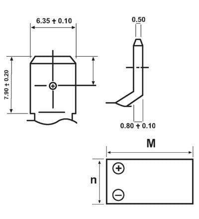 Batteria Piombo-Acido per UPS 12 V 7 Ah, NP7-12L