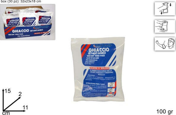 30-Pezzi-Ghiaccio-Istantaneo-Sintetico-Monouso-In-Busta-Rivestimento-In-Plastica
