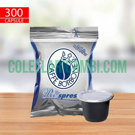 300 Capsule Compatibili Nespresso Caffè Borbone Respresso Miscela Blu
