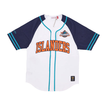 MITCHELL & NESS Casacca Bottoni Uomo Nhl Practice Day Button Front Jersey Neyisl White da uomo