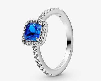Pandora - Anello Punto Luce Quadrato