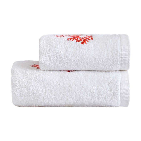 Set Asciugamano bagno Viso e Ospite Aka Biancoperla