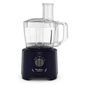 Moulinex fp242810 robot da cucina 800 w 2,4 l nero, trasparente