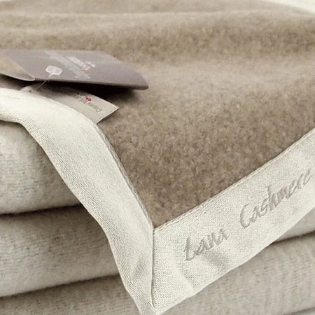 Coperta matrimoniale in lana cashmere Serenella Lanerossi