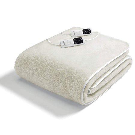 Scaldasonno Scaldaletto Imetec Adapto Matrimoniale Maxi con angoli Lana e Merino