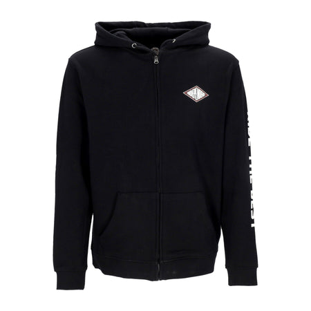 INDEPENDENT Felpa Leggera Cappuccio Zip Uomo Depth Summit Zip Hoodie Black da uomo