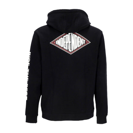 INDEPENDENT Felpa Leggera Cappuccio Zip Uomo Depth Summit Zip Hoodie Black da uomo