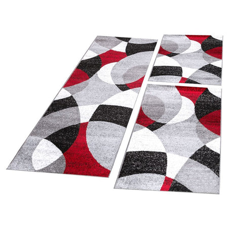 Tappeti camera da letto 3 pezzi Tunnel