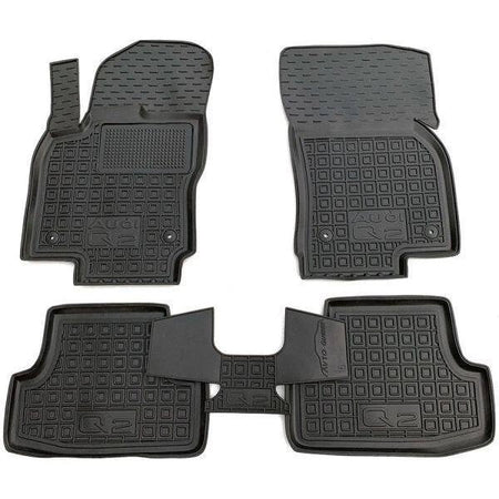 Set tappetini di gomma su misura per Audi Q2 (2016)