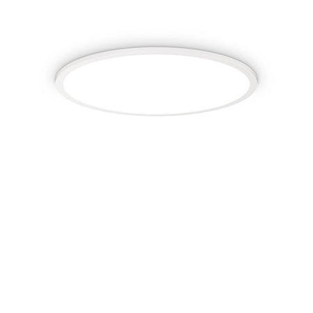 Plafoniera Moderna Fly Slim Alluminio-Plastiche Bianco Led 53W 4000K D60Cm