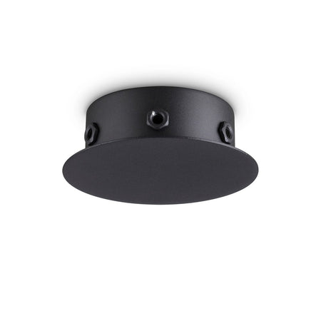 Rosone Magnetico All In Metallo Nero 6 Luci