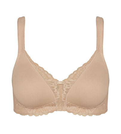 Triumph Reggiseno senza Ferretti Modern Lace + Cotton N 10207539 S42 - Passarelli Biancheria