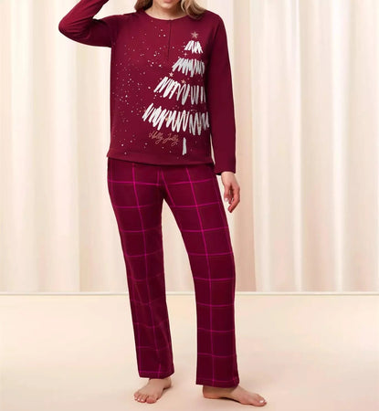 Triumph Pigiama da Donna Winter Moments PK Buttons X Set S50 - Passarelli Biancheria