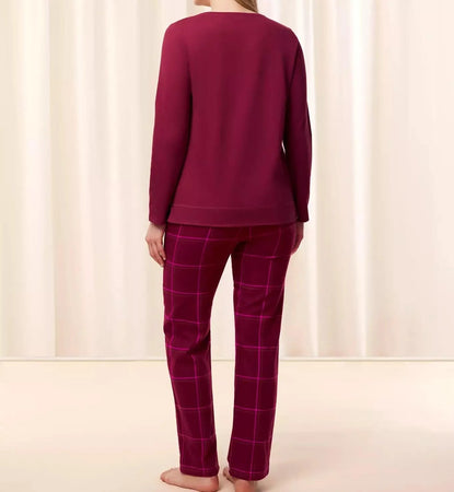 Triumph Pigiama da Donna Winter Moments PK Buttons X Set S50 - Passarelli Biancheria