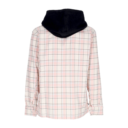 NIKE NBA Camicia Manica Lunga Cappuccio Uomo Nba Kevin Durant Flannel Hoodie Phantom/black/pale Ivory/green Strike da uomo