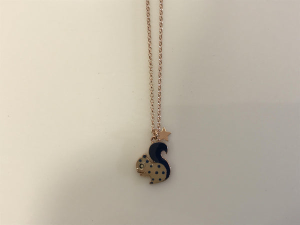 Versari - Collana con ciondolo scoiattolo pendente