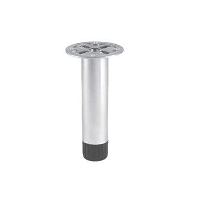 PIEDE TONDO REGOLABILE 28x150 MM ACCIAIOZINCATO