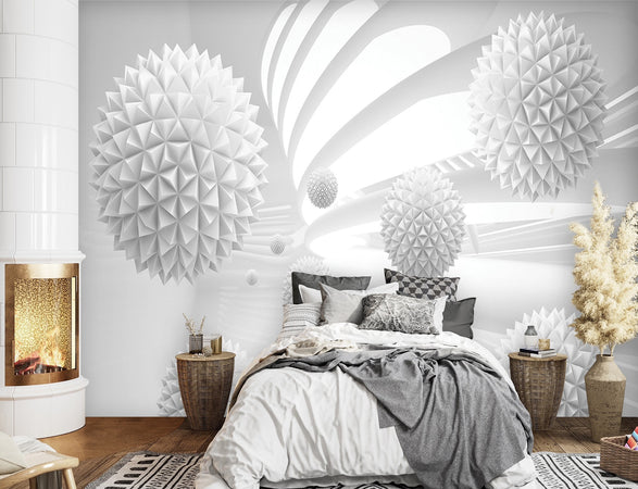 Carta Da Parati, Palle astratte 3d