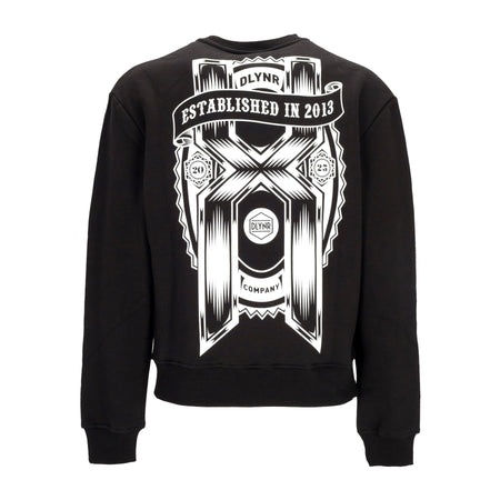 DOLLY NOIRE Felpa Girocollo Uomo 10 Years Crewneck Black da uomo