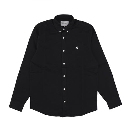 CARHARTT WIP Camicia Manica Lunga Uomo L/s Madison Shirt Black/wax da uomo