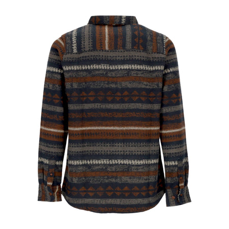 IRIEDAILY Camicia Manica Lunga Uomo Santania Shirt Marine da uomo