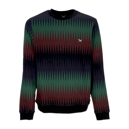 IRIEDAILY Felpa Girocollo Uomo Vintachi Crew Black/red da uomo