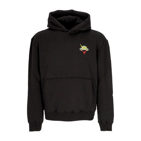 DOLLY NOIRE Felpa Cappuccio Uomo Tiger and Soldier Hoodie Black da uomo