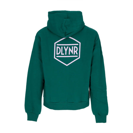 DOLLY NOIRE Felpa Cappuccio Uomo Logo Back Hoodie Green da uomo