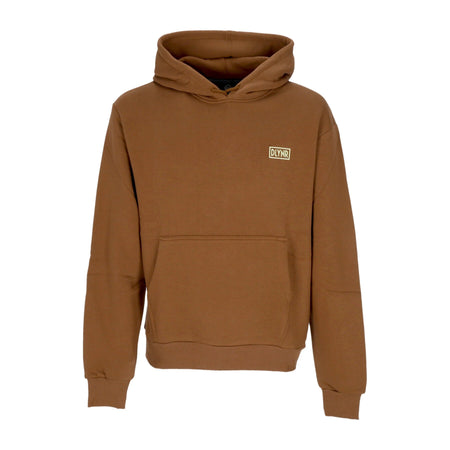 DOLLY NOIRE Felpa Cappuccio Uomo Logo Back Hoodie Brown da uomo