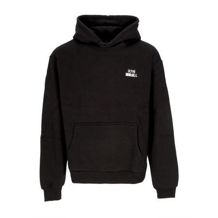 DOLLY NOIRE Felpa Cappuccio Uomo Sketch Hoodie X Attack On Titan Black da uomo