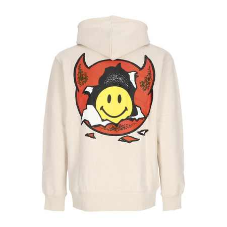 MARKET Felpa Cappuccio Uomo Smiley Inner Peace Pullover Hoodie Acorn da uomo