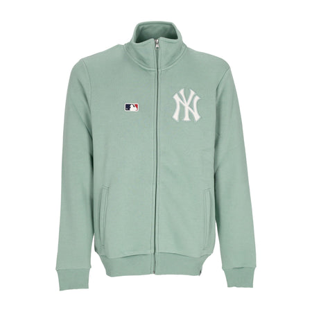 47 BRAND Felpa Collo Alto Uomo Mlb Emb Islington Track Jacket Neyyan Eucalyptus da uomo