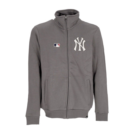 47 BRAND Felpa Collo Alto Uomo Mlb Emb Islington Track Jacket Neyyan Dark Grey da uomo