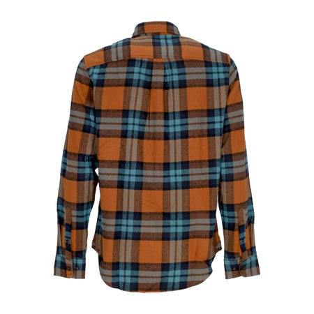 TIMBERLAND Camicia Manica Lunga Uomo L/s Heavy Flannel Plaid Shirt Argan Oil da uomo