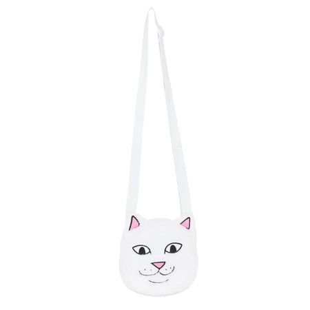 RIPNDIP Borsa a Tracolla Uomo Lord Nermal Sherpa Crossbody Bag White da uomo