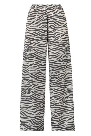 MC2 SAINT BARTH MC2 Saint Barth - Pantalone - 450912 - Fantasia nero da donna